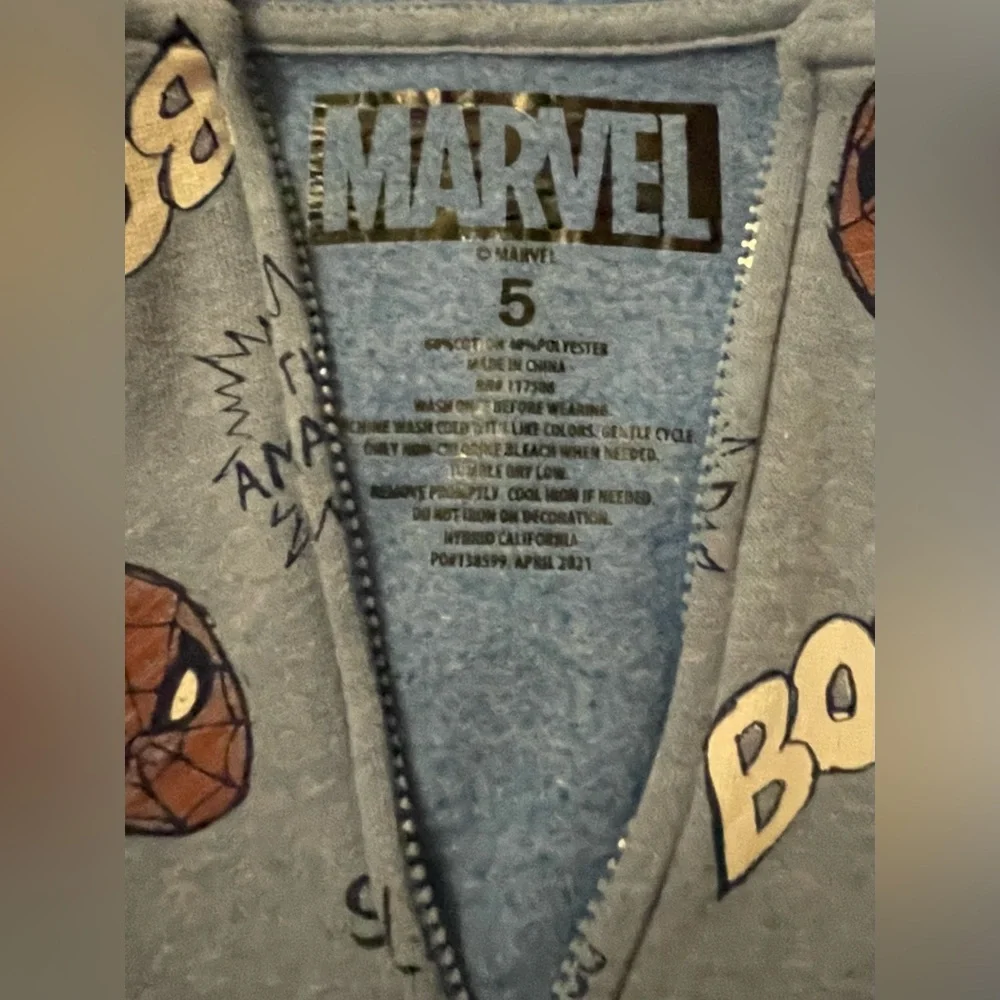 EUC/VGUC Sz 5 Jem Kids' Spidey Boom Graphic Hoodie
